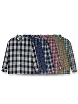 [MADE]アーバンムードウールオーバーチェックシャツ(6C)