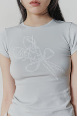 フラジャイルグラフィックTEE light mint