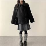 ポニーシックベルトダブルハイネックコート