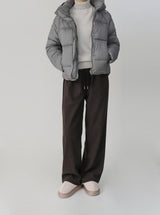 [1+1] Winter Cream Hood Padding