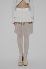 DOUBLE TIERED SKIRT