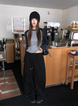 Zeta Cargo String Wide Banding Pants