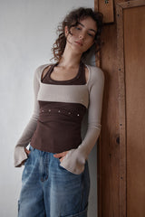 SOFT POSE TEE - BEIGE