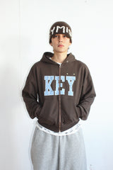 Keymisery Handmade Angora Beanie (Brown)