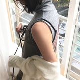 Kunz Wool angora inner turtleneck sleeveless