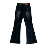 DENY 2-BUtton Fade Wash Hidden Band Bootcut Long Pants 