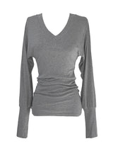 グラムスリム Vネック ウォーマーT (3color)