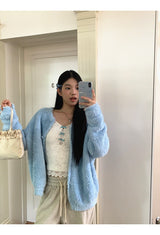 Lace Blue Ribbon Two Piece Long Sleeve Tee