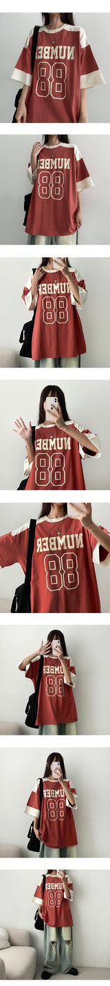 But Boxy Color Short Sleeve Tee
