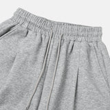 Cotton High-Waisted Banded Pants 3COLOR