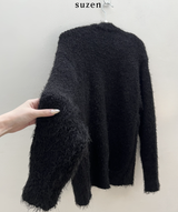 Gania Mohair Loose-Fit Cardigan