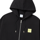 25SS BOX BASIC LOGO HOODIE ZIP UP BLACK