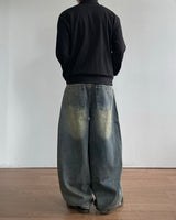 Pove Curved Denim Pants