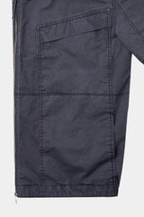 ビンテージウォッシュドフラップポケットワークシャケット (Washed Charcoal)