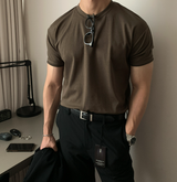 ヘンデスファーストマッスルフィットアイスバントショートスリーブTシャツ