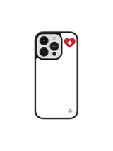 [Glass] Cross Heart Case