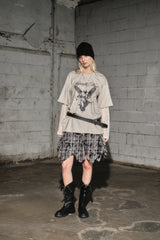 cross beanie (black)