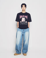 25FW ウォッシュドワイドデニムパンツ