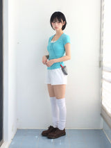 Round U button slim top