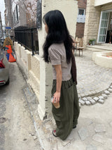 checke frill shirt