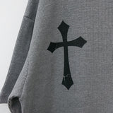 オルタヘンリーワッフルショートスリーブTシャツ