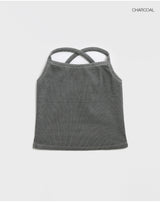 [MADE] T-cell SET - Washed Ribbed Tank Top