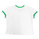 Lucky Seoul Crop T-shirts White