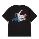 25SS フレンチスクリプトロゴショートスリーブTシャツ ブラック