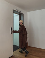 ★Regen Balmacaan Mustang Wool Coat