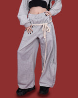 loop wide banding pants