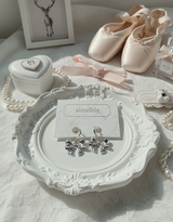 Adorable Ribbon Huggies Piercing - Silver