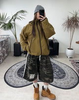 Raven Multi-Zipper Check Jacket