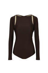 LEOTARD BOLERO CARDIGAN_Mocha