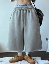 イブン🧸 D-キーリングオーバーワイドバミューダ ❤🩶🖤🤎5カラー