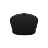 Metal Tip Wool Matroos Cap / Black