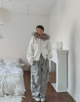 Went Brushed Strap Cargo Training Pants