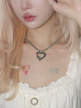 Melody Heart Ball Necklace