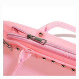 High Quality TPU Studded Clear Jelly Shoulder Bag