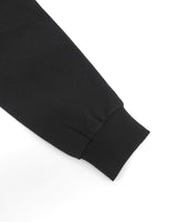 Studded One-shoulder Sweatshirt Black