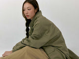 Vintage Safari Puffer Jacket (Khaki)
