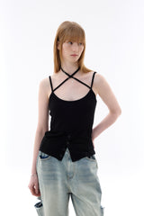 EVAN SLEEVELESS TOP / BLACK