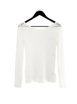 Larsen See-Through Lace Long Sleeve Tee
