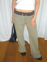 Cady low cotton pants