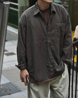 WIT AGING WASHED SHIRT BR 