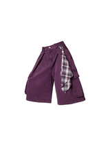 (cont'd) デタッチャブルスクエアスカーフプリーツデニムパンツ