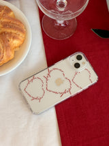 [MADE] Red heart beat Case