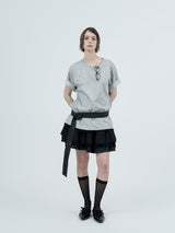 glitter star t-shirts / gray