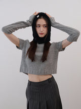 Sheep fleece baraclava (black)
