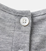 Basic slim button cardigan