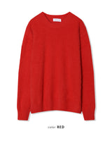 [UNISEX] Cloudy Season Overfit Angora Crewneck Long Sleeve Knit (7 colors)
